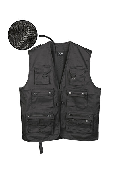 Mil-Tec Hunting/fishing vest with black net