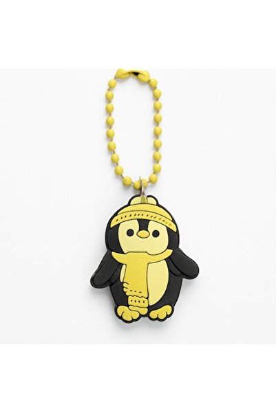 OEM Breloc Pinguin Îmbrăcat, Galben, 7 cm