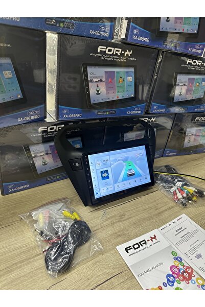 FORX5 Peugeot 301 uyumlu multimedya 4 GB RAM 64 GB hafıza kablosuz CarPlay mevcuttur