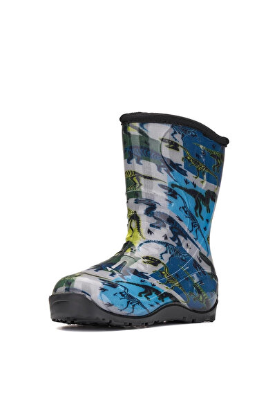 Çizmeci Time Pvc Children's Boots with Waterproof Socks Inside