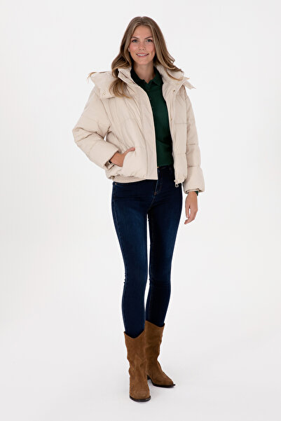 U.S. Polo Assn. Women's Cream Coat 50308625-Vr256