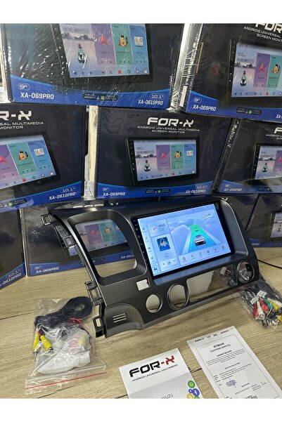 FORX5 Honda fd6 Multimedya 4 GB RAM 64 GB hafıza kablosuz CarPlay mevcuttur