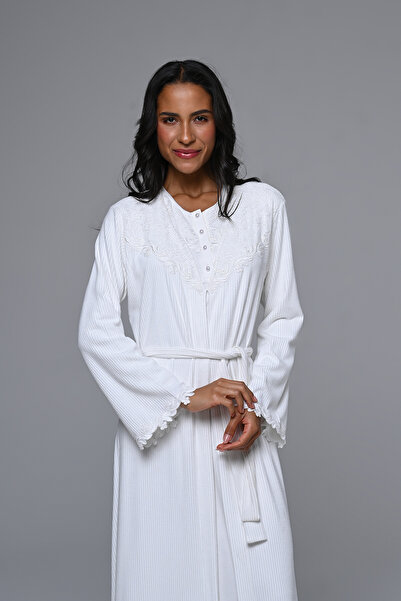 Marilyn Club Long Length Dressing Gown Women's Nightgown 2-Piece Set