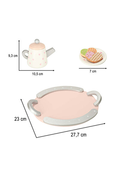 Lulilo Wooden tea and coffee set for children - creative role play