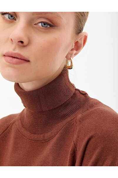 Kayra Balıkçı Yaka Triko Kazak KA-SZ-TRK03 - K.Kahve