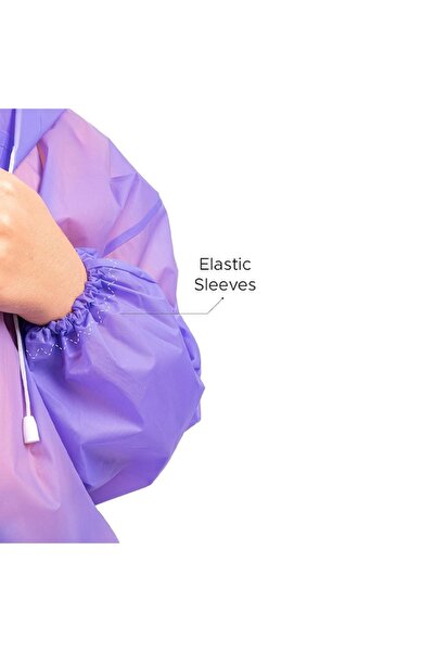 Optim Solution Kids Rain Poncho, Optim Solution, Unisex, Waterproof, Purple, 100-145 cm