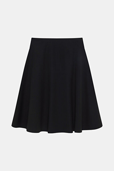 W Collection SİYAH PİLELİ ETEK