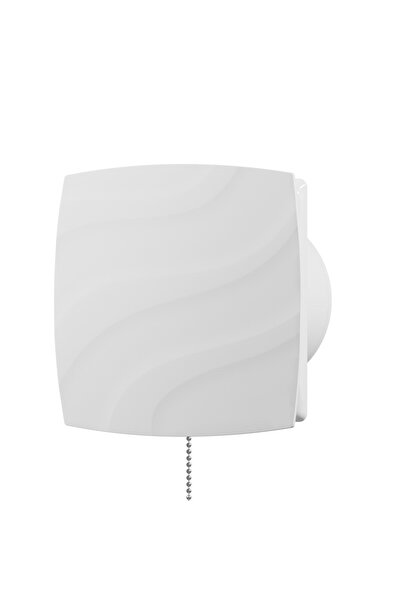 Venteurope Ventilator de perete STREAM100PS, pătrat, cablu pornit/oprit, diametru 100 mm, debit 95 mc/h