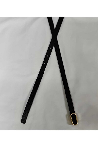 Maison La Femme Cureaua ovală pentru femei cu cataramă aurie Curea subțire pe...