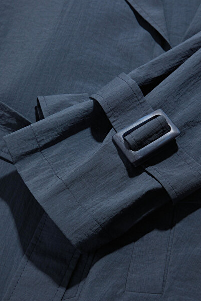 W Collection ANTRASİT KISA TRENÇKOT