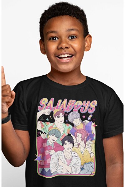 Fuddy Moda Παιδικό μπλουζάκι Saja Boys Characters με τύπωμα , Unisex Kpop Dem...