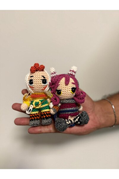SLECrochet El Yapımı League of Legends XAYAH ve RAKAN Amigurumi Oyuncak Seti ...