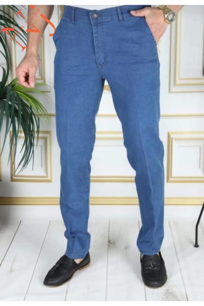 NARİN JEANS Κλασικό κομμένο ελαστικό ύφασμα ανδρικό κλασικό τζιν παντελόνι με...