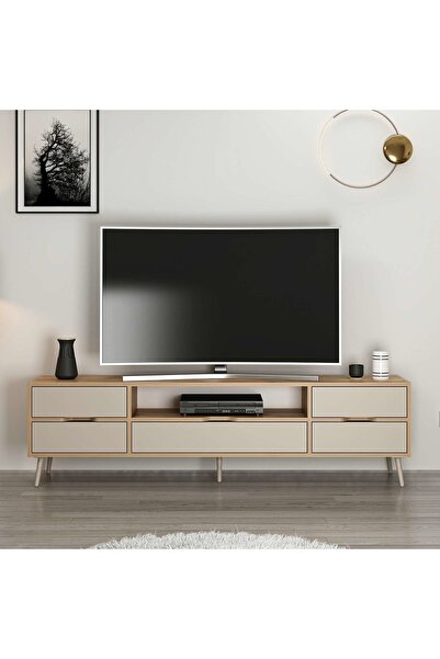 Minar Elina Ayaklı Tv Ünitesi - Dore/Kumtaşı