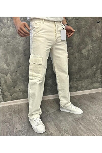 byediz Lisbon Denim Street Baggy Kargo Cep Straight Yandan Cepli Kot Erkek Je...