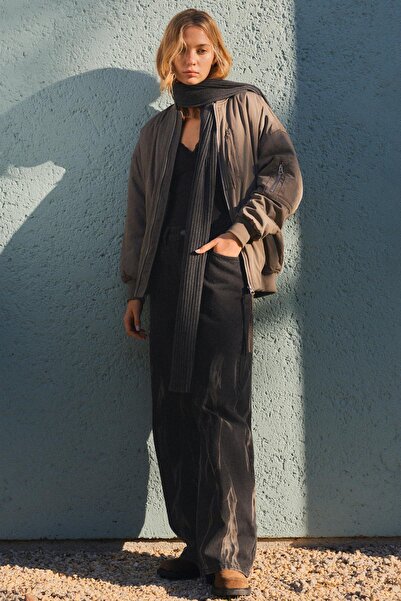 Pull & Bear Lazer detaylı süper bol jean