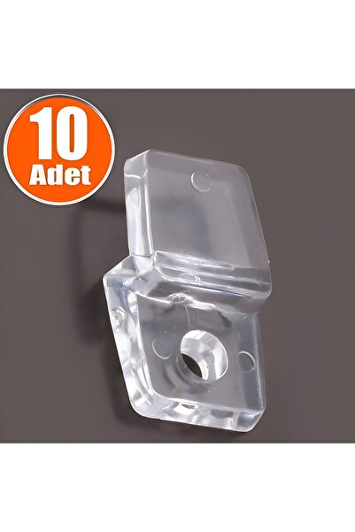 İpekbağlar 10 ADET ŞEFFAF PLASTİK AYNA TIRNAĞI CAM TUTUCU TIRNAK DUVARA AYNA ...