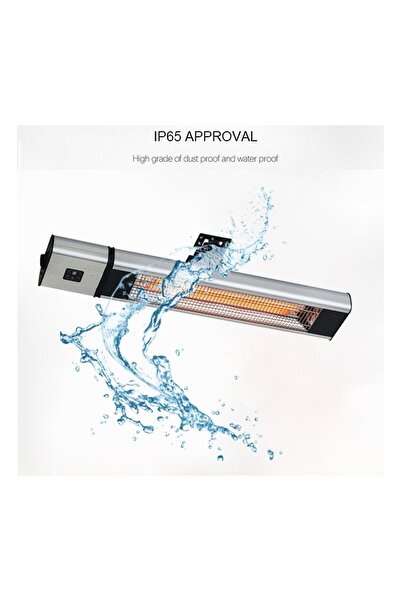 calore Infrared Electric Heater CL24NMCR, Wall-mounted, Remote Control, 2.4 kW, 230V