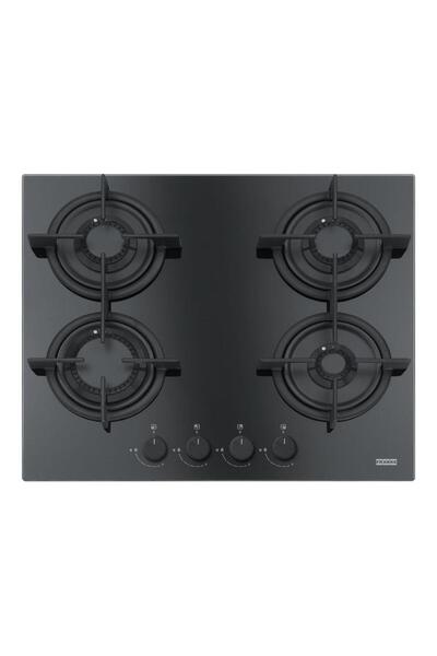 Franke Crystal Line FHCR 604 4G HE BK C Ankastre Cam Ocak, Siyah Renk, 60 cm