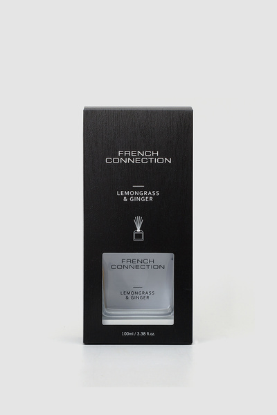 French Connection معطر جو برائحة الليمون والزنجبيل، 100 مل، محيط خشبي أبيض