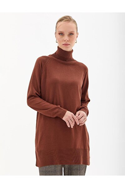 Kayra Balıkçı Yaka Triko Kazak KA-SZ-TRK03 - K.Kahve