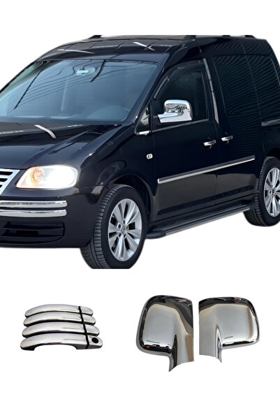 ACK Dizayn VOLKSWAGEN CADDY 2003-2014 ARACA ÖZEL ABS KROM AYNA KAPAĞI + ÇELİK...