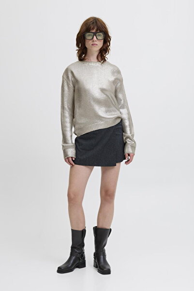 Jack & Jones Дамски пуловер с металически ефект - Silvia