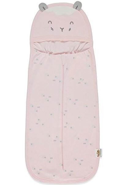 Bebetto Organic Interlock Zippered Swaddle (Organic Sleepy Sheepy) Pink