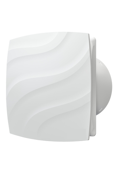 Venteurope Ventilator de perete STREAM100BDT, pătrat, temporizator, supapă de sens unic, diametru 100 mm