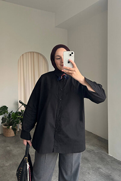 HYWONA Γυναικείο πουκάμισο από 100% βαμβάκι Oversize Poplin