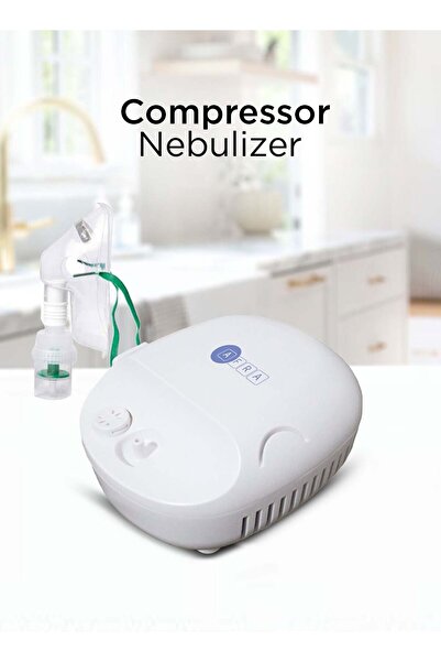 Afra مجموعة جهاز الاستنشاق الضاغط AF-400CN ومقياس حرارة الأذن بالأشعة تحت الح...