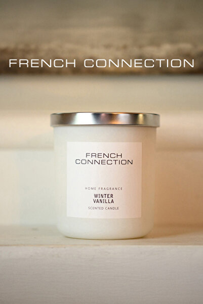 French Connection شمعة وايت كوليكشن الشتوية برائحة الفانيليا 251 جرام