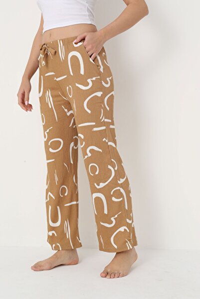 PİJAMOOD KADIN BÖRÜMCÜK CEPLİ TEK ALT