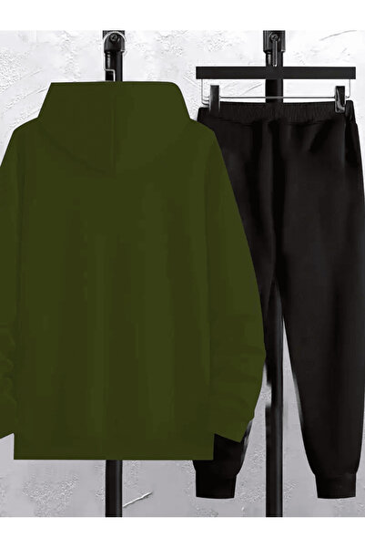 LAVİTTA Victory Sign Graphic Sportswear Men's Hoodie Set