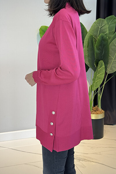 REMSA توب تريكو بتفاصيل أزرار 34120 فوشيا