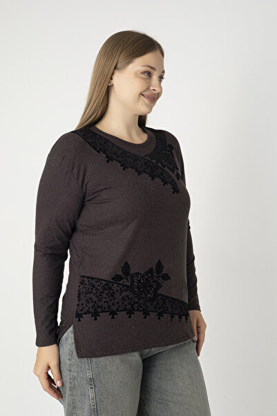 Orly More Shardonlu Winter Viscose Fabric Printed Combed Cotton Blouse