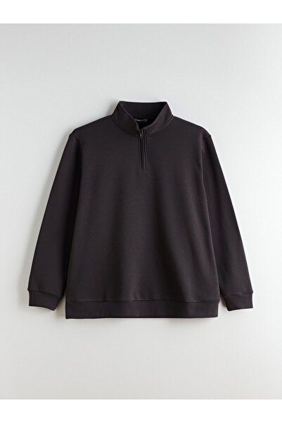 LC Waikiki Mărime mare guler ridicat pentru bărbați Swea tricou