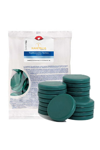 Xanitalia Elastic Wax Discs 1 kg – with Chlorophyll, Honey and Aloe Vera