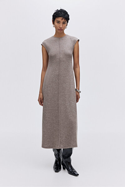 H&M Kep Kollu Jarse Elbise