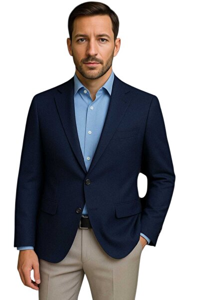 güncüoğlu Slim Fit Two Button Pocketed Men's Fabric Jacket with Flap Pockets