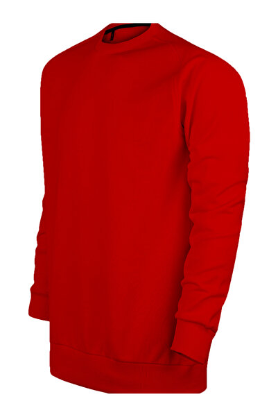 blck & premium baskılı SOFTTOUCH TECH. 3 İPLİK İPEKSİ DOKU UNİSEX Sweatshirt 3 İplik Şardonsuz