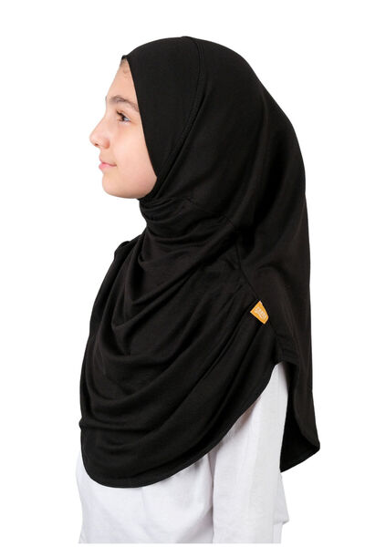 ihvan online Πρακτικό έτοιμο σάλι για παιδιά με κούμπωμα μαύρο