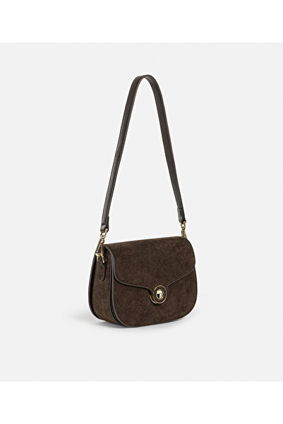 İpekyol Suede Look Flap Bag