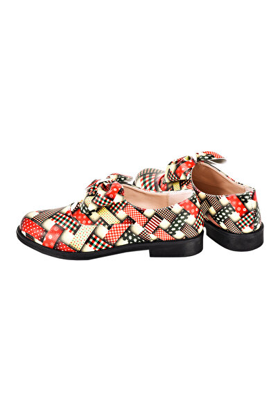 JustBow Printed Colorful Design Women's Shoes