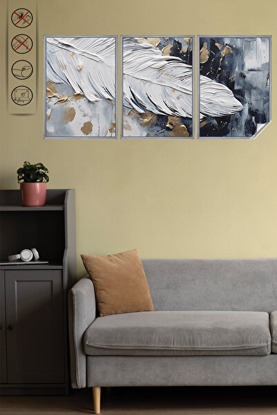 Akıllı Kağıt Statik Tutunma Özellikli Tablo - Poster Çiçek (Model- 25)