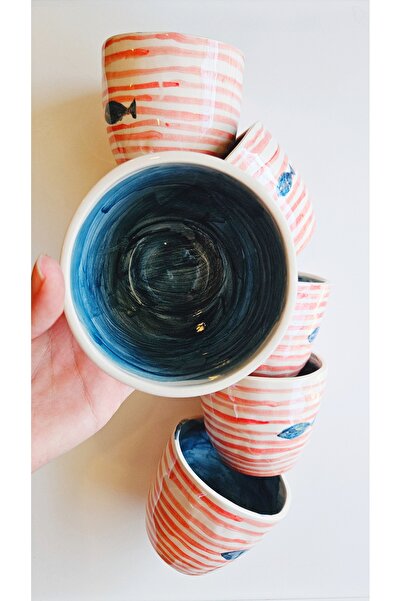 WEBBMODA Handmade Fish Mug Cup