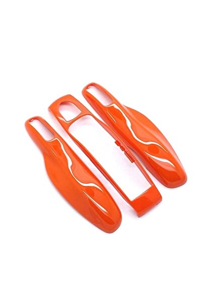 OEM Key shell compatible with Porsche Boxster Cayman 911 Panamera Cayenne Macan - Orange