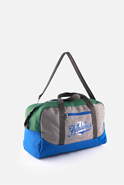 ICONE BAG Erkek Çocuk Baskılı Spor Çanta, Cepli Spor Çanta, Fermuarlı Detaylı Çocuk Spor Çanta,