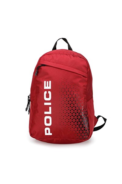 Police Bertha Waterproof slim backpack, 15.6 inch, 15 x 30 x 45 cm, burgundy/black