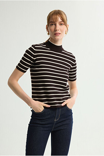 Love My Body Dik Yaka Triko Kazak